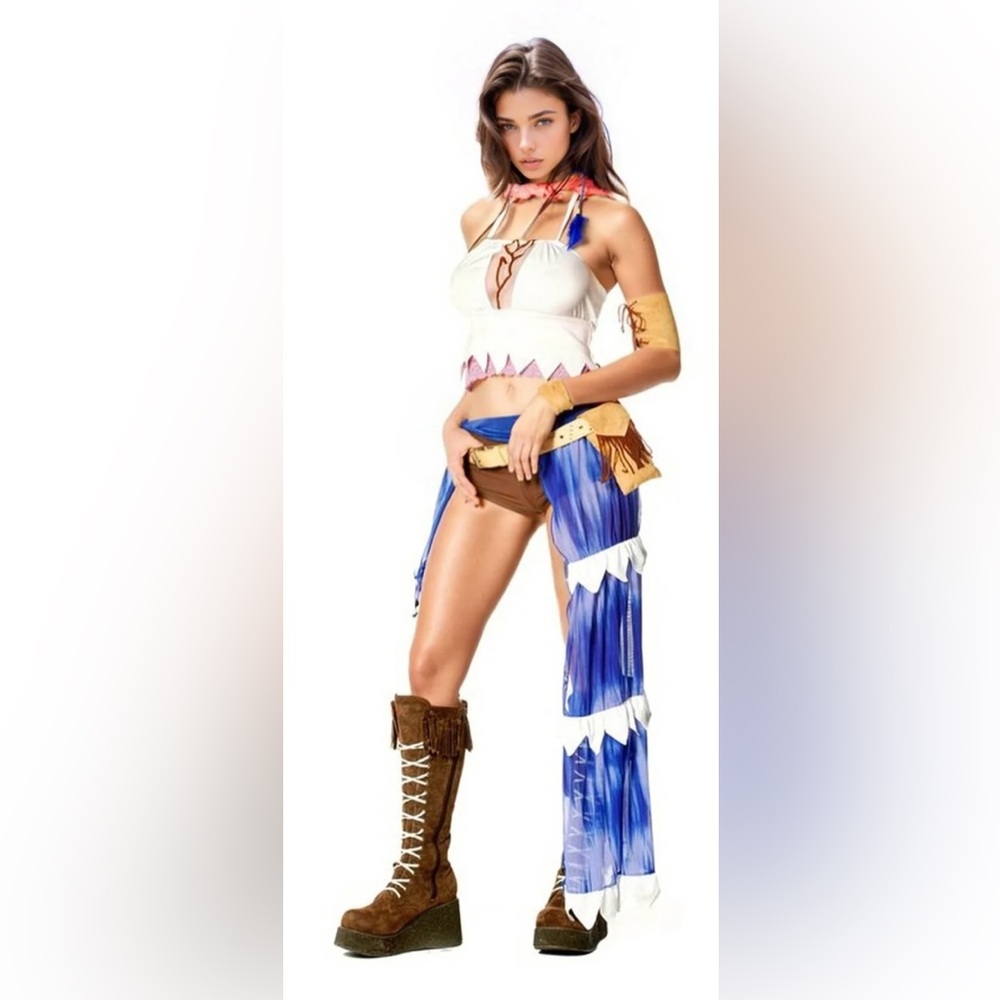 Adult Final Fantasy X- Yuna Halloween/Cosplay costume- size S